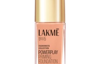 LAKMÉ Powerplay Priming Liquid Foundation, Natural, Flawless Finish, Medium To Full Coverage, Built in Primer, Long Lasting, SPF 20, Cool ivory, 25ml