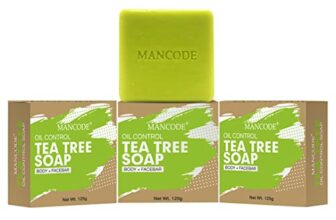 MAN CODE Tea Tree Soap Anti Bacterial – 125g | Pure Natural Ayurvedic | Premium & Luxurious Soap With Essential Oils | Exotic Herbs & Aroma | Green Color Pack Of 3