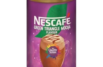NESCAFE Green Triangle Mocha Flavour Instant Coffee, 260g, Medium Roast, Powder Form