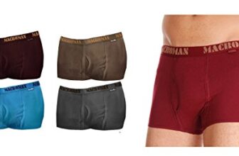 Rupa Macroman Men’s Cotton Briefs (Pack of 5) (ChandanS112-ComboF-110_Color May Vary_110cm) Multicolour