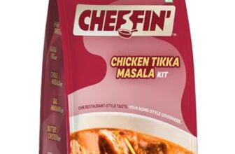 Cheffin’ Chicken Tikka Masala 285g | Chef Curated Gourmet Cooking Kit|Cooks 150-200g Chicken | Ready in 10 Min | 100% Natural, No Preservatives | Just Add Fresh Chicken |Serves 2-3