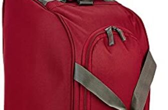 Aristocrat Polyester 63 cms Red Travel Duffle (Rookie)