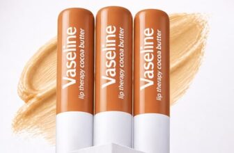 Vaseline Lip Care Cocoa Butter Lip Balm Stick 4.8g (Pack of 3)