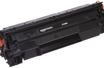 amazon basics 88A/CC388A Laser Toner Printer Cartridge | for HP Laser Jet P1007/P1008/P1106/P1108, Pro M1136/M1213nf/M1216, Pro M202dw / MFP M128/ M226 | Up to 1500 Pages Yield (Black)