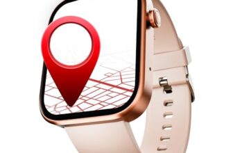 boAt Storm Call 3 w/Turn-by-Turn Navigation, 1.83″ (4.6 cm) HD Display, Bluetooth Calling, Crest+ OS, QR Tray, Watch Face Studio, Coins, Emergency SOS Smart Watch for Men & Women(Cherry Blossom)