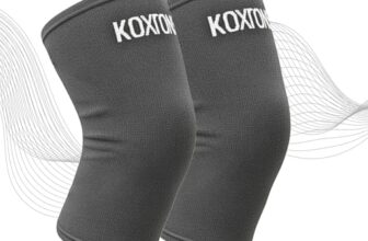 Koxtons Knee Caps for Women and Knee Support for Men, Anatomically Designed with 3D Seamless & Angular Design for Enhanced Comfort and Support, Active Pro, Size L