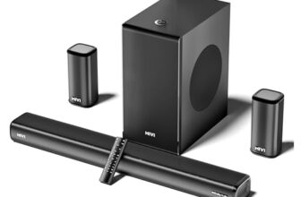 Mivi Nex 800 Dolby Audio Soundbar [New Launch]| 800W Signature Sound | 5.1 Channel Surround Sound Home Theatre with Wired Subwoofer & Satellites| Nex SurroundSphere Tech| Bluetooth v5.3,