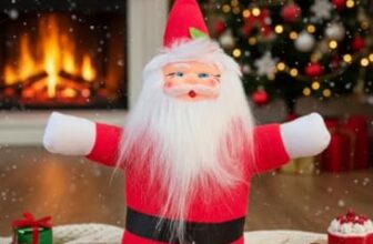 Santa Claus Soft Toy | Plush Santa Claus Soft Toy | Stuffed Santa Clause | Perfect for Holiday Decor and Christmas Gifting | F | PoPo Toys ®