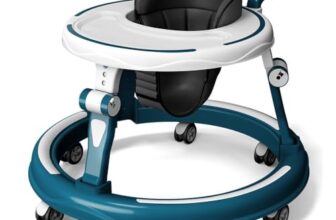 StarAndDaisy Baby Walkers 6-24 Month Boy & Girl / 360° Walker for Kids 1 Years with Multi Adjustable Height/Multi-Function Baby Walker with Anti-Rollover – (Blue)
