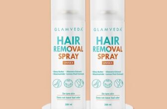 Glamveda Hair Removal Spray for Women & Men (200ml Pack of 2) | Removes Body Tan | Painless & Irritation Free Body Hair Removal for Chest, Legs, Arms, Hands, Underarm & Back