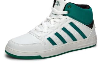Campus Men WHT/D.GRN Sneakers – 9UK/India OG-26, White