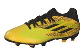 Adidas unisex-child X SPEEDFLOW MESSI.3 FG J SOGOLD/CBLACK/BYELLO Football Shoe – 11 UK (GW7420)