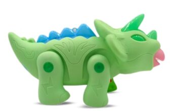 Kids Mandi Walking Dinosaur Toy with Lights & Sounds | Moving Animal Toy for Kids | Interactive Realistic Movement Toys | Battery Operated Fun Pet for Toddlers