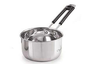 neelam CRSP010W Stainless Steel Sauce Pan, 1150ml, 1 Piece (Silver)
