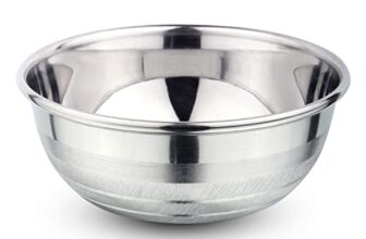 Neelam Stainless Steel 5, 22 Gauge Diamond Prem 150 ml Vati, Dinner Bowl Katori Serving Vati, Durable Quality, Elegant, Perfect for Serving Snacks, Desserts, and Condiments