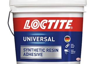 Loctite Universal Wood Glue, Power of Single Side Application, Bonds More Sheets with 10% Higher Coverage, compatible with Laminate, Veneer, Plywood, MDF Board, Solid Wood, Fast-Drying Adhesive, 5kg