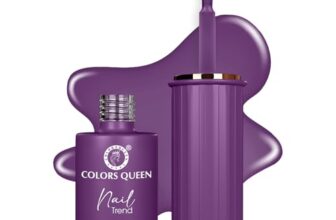 Colors Queen Nail Trend Glossy Nail Polish | Chip Resisting & Quick Drying Nail Paint with High Shine | 7 Toxin Free Formula | Vegan & Cruelty Free | Long Lasting & Vibrant Nail Paint for Women (Magistic Purple, 13ml)