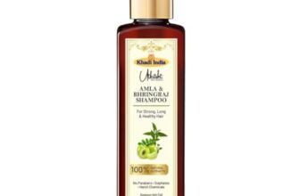 Khadi Utkrisht Amla & Bhringraj Hair Shampoo for Hair Growth & Hair Fall Control | Herbal Shampoo for Strong, Thick & Healthy Hair | Suitable For All Hair Types- 200ML