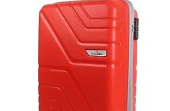 Trumpkin Suitcase 360 Degree Small Suitcase/Cabin-Luggage / 22″ inch/Size 55 cm/Hard-Sided Luggage Trolley Bag/Model-Z / 360 Rotating / 8 Wheels (Red)