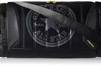 Gear Polyester 23cms Black and Yellow Travel Duffle (DUFPRO2000106)