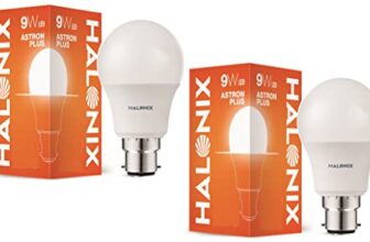 Halonix 9-Watt LED Bulb Astron Plus Base B22 (Cool Day Light) Pack of 2