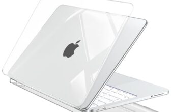 EooCoo Compatible with Apple 2026 MacBook Neo Case 13 inch Mac Laptop A3404 with A18 Pro Chip & 13″ Liquid Retina Display, Transparent Hard Shell, Plastic Snap-on Cover Smooth Skin – Crystal Clear