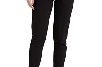 Amazon Brand – Symbol Women’s Ankle Lenght Regular Fit All-Season Jogger Track Pant (CT-1 CONT_Black_M)