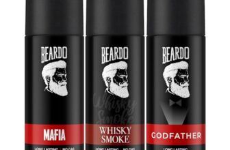 BEARDO Godfather, Whisky Smoke & Mafia Perfume Body Spray for Men (Set of 3) | Citrus Aromatic Spicy | Deodorant | Deo For Men | Long Lasting Perfume | Husband | Boyfriend