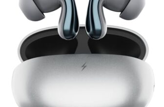 Fire-Boltt Newly Launched Aero Drift TWS Earbuds Custom EQ Wireless Bluetooth 5.4 Music & App Support 50H Playtime Battery Display Fast Charging Case 50ms Low Latency Touch Controls Lunar Blue