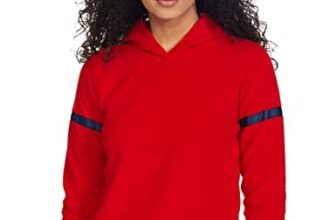 A.T.U.N. Women’s Fleece Sweatshirt_WSWT FLB RED_XS_Red- White