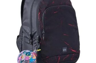 Wiki Stylish Unisex Backpack | Girl 2 Durable & Lightweight backpack for Men & Women | Laptop Backpack for Office, Gym, Travel (29.5 Litre, Black)