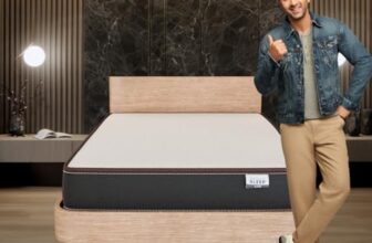 Nilkamal SLEEP Lite Dual Comfort 5 Inch Mattress | 10 Year Warranty | Reversible Design | Soft & Firm Sides | Superior HD Foam | Breathable Knitted Fabric | Bed Mattress | Single Size (72 x 36 x 5)