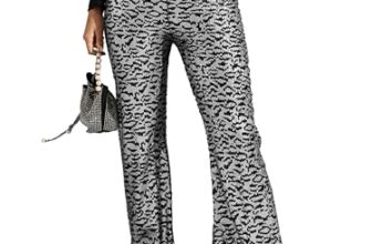 barcino Silver Multi Sequine Bell Bottom Pants