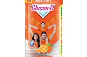 Glucon-D Instant Energy Drink Powder Jar 400 gm | Energy, Recovery, Immunity | Tangy Orange