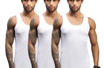 Lux Nitro Ultima Men’s Premium Cotton Vest| Feather-Soft, Breath-Light, Moisture-Absorbent Vest for Daily Comfort – White (Pack of 3)