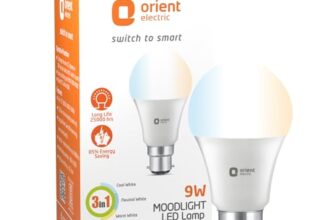 Orient Electric Eternal Shine Moodlight 9W CCT LED Bulb | B22 Base| Color Changing LED Bulb| Cool White, Warm White, Natural White| Pack of 10
