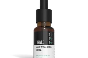 ThriveCo Scalp Vitalizing Serum | Tightens Scalp Skin, Combats Inflammation, Gives Hydration, Prevents Hair Breakage & Promotes Hair Growth & Strength | For Men & Women | Travel-Friendly (10 ml)