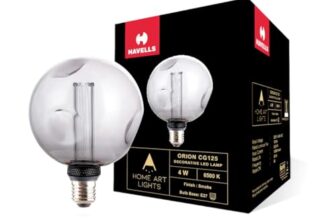 HAVELLS Decorative Bulb-ORION CG125 SMOKE 4W 6500K E27 LAMP
