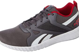 Reebok Men Rout 2 M ASH Grey/White/Vector RED 10