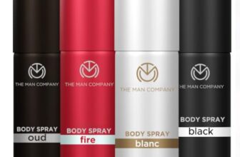 he Man Company Deodorant for Men Gift Set | Pack of 4 Body Sprays (150ml Each) | Long Lasting Deodorant for Men | Black, Blanc, Fire & Oud | Premium Fragrance with Musk, Sandalwood, Amber & Patchouli | Daily Office Wear Deo