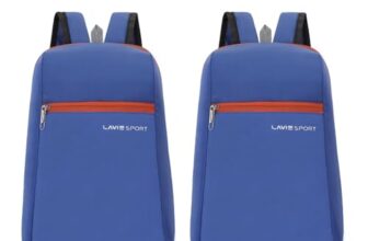 Lavie Sport Sprinter 11 litres Daypack | 1.5 Compartment Unisex Casual Backpack for Boys & Girls (Pack of 2)