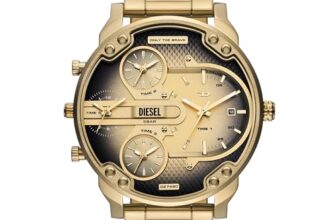 Diesel Mr. Daddy Slim Gold Quartz Stainless Steel Watch DZ7490