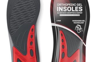FOVERA Gel Insole for Shoes Men | Dual Gel Technology for All Day Comfort | Trimmable Sole for Walking, Running, Sports, Formal and Safety Shoes (Male, Pack of 1 Pair)