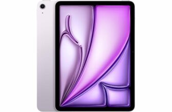 Apple iPad Air 27.59 cm (11″) (M4): Liquid Retina Display, 128 GB, 12MP Front/Back Camera, Wi-Fi 7 with Apple N1, Touch ID, All-Day Battery Life — Purple