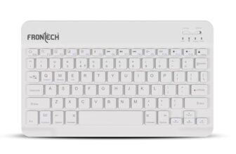 FRONTECH Wireless Mini Keyboard – 78 Keys, Bluetooth Connectivity, Rechargeable, Ultra Slim, Compact Design 1 Year Warranty (FT-1603AW)