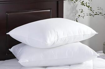 Microfiber Extra Soft White Pillows | Pillows for Sleeping White – Set of 2 (Size – 16×24 Inches Or 40×60 cm) – Pillow Pack of 2