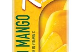 Real Alphonso Mango Fruit Juice-1L | Rich In Vitamin C | No Added Preservatives, Artificial Colors & Flavours | Goodness Of Best Fruits | Tasty, Refreshing & Energising