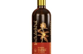Indulekha Bringha Ayurvedic Shampoo 340 ml|| for Hair Fall Control|| With Bringharaj Extracts|| Amla|| Shikakai – Paraben Free|| For Men & Women