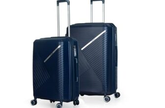 CRUISE Travel Trolley Bags | Hard Shell Expandable Suitcases with 8 Spinner Wheels | Cabin and Check-in Lightweight Luggage Bag | Adjustable Handle | TSA Lock