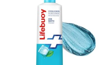 LIFEBUOY Ice Bath Bodywash, 235ml, for Instant Heat Relief, with Menthol and Cool Sense Actives, Cools Skin in Seconds, Refreshing Fragrance, for Men and Women